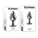Playboy Tux Metal Anal Plug (2 Sizes Available) - CheapLubes.com