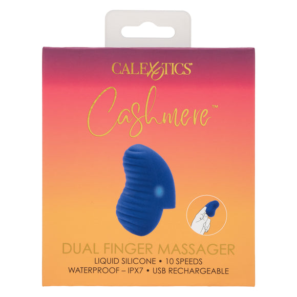 Cashmere Dual Vibrating Finger Massager - Rechargeable