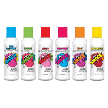 Smack - Warming & Lickable Massage Oil 2 oz - 6 Flavors