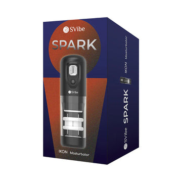 SVibe - Ikon Spark Rechargeable Rotating & Thrusting Masturbator - 0
