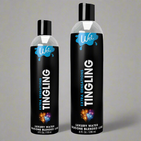 Wet Extra Sensations Tingling Water and Silicone Blended Lubricant