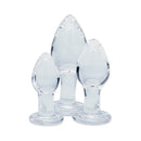Utopian Trinity Three-Piece Glass Butt Plug Set-2