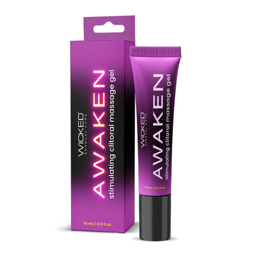 Wicked Awaken Stimulating Clitoral Massaging Gel 0.5 oz (15 mL)