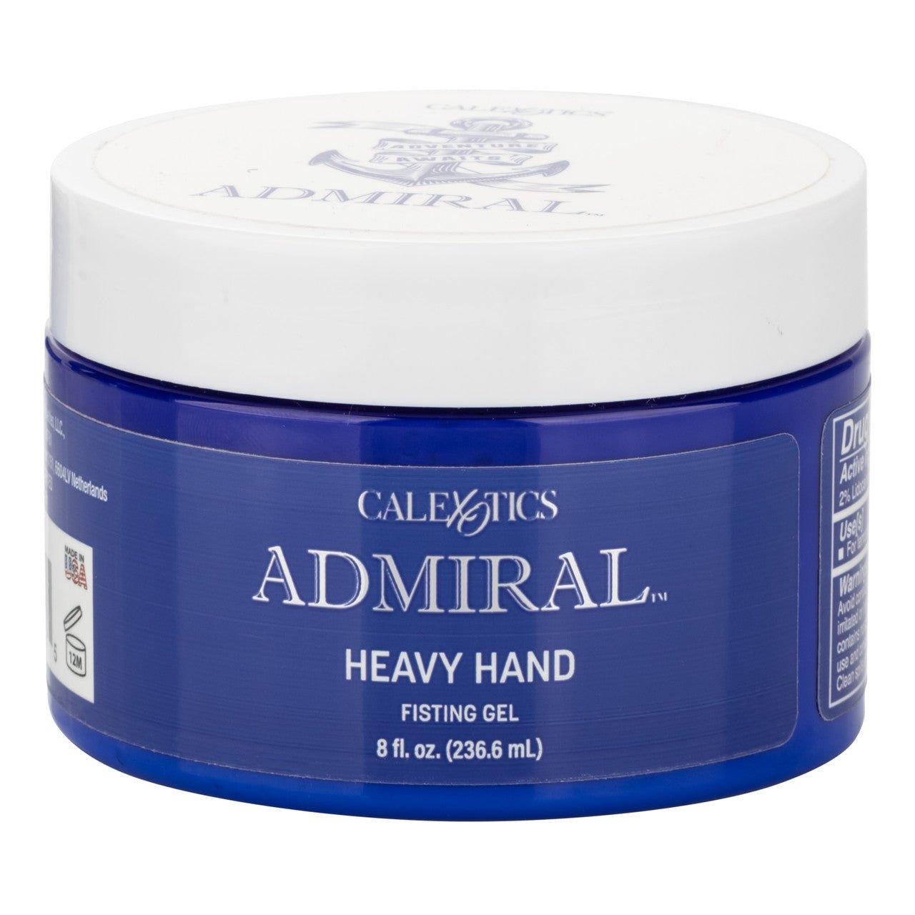 Admiral Heavy Hand Fisting Gel Jar - 8 oz (236.6mL) - CheapLubes.com