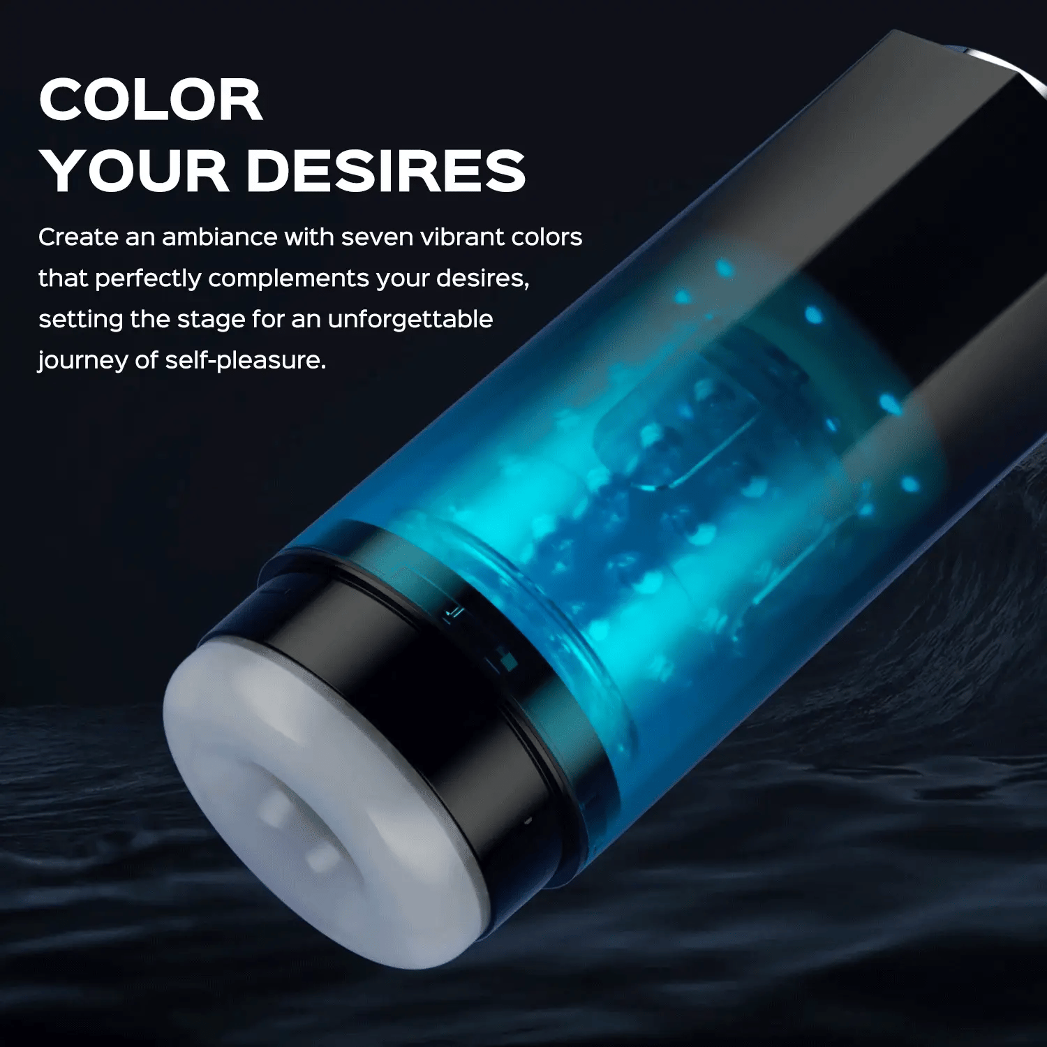 Adrian Water Spa Rotating Male Masturbator - Rechargeable | CheapLubes.com