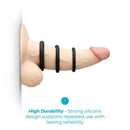 b-Vibe Snug Ring Lite 3-Pack Snug Fit Silicone C-Ring-13