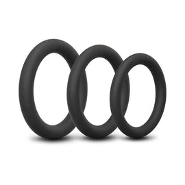 b-Vibe Snug Ring Lite 3-Pack Snug Fit Silicone C-Ring - 0