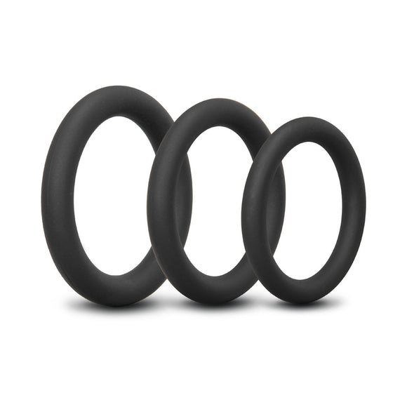 b-Vibe Snug Ring Lite 3-Pack Snug Fit Silicone C-Ring