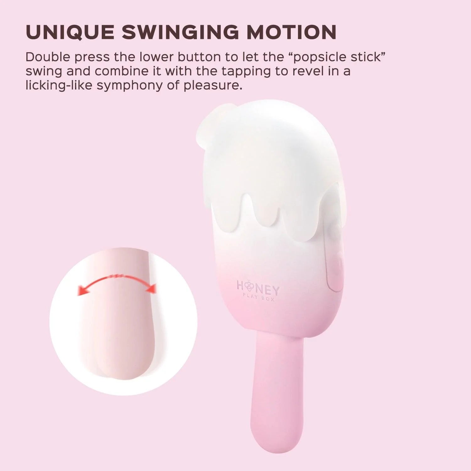 Bite Me Cream Pop Stimulator - Tapping, Sucking, Vibrating, & Swinging | CheapLubes.com Bite Me Cream Pop Stimulator - Tapping, Sucking, Vibrating, & Swinging | CheapLubes.com