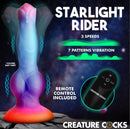 Creature Cocks -  ASTRO COCK VIBRATING GLOW IN THE DARK SILICONE DILDO-3