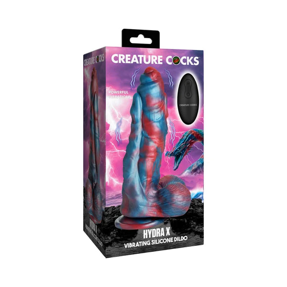 Creature Cocks - HYDRA X VIBRATING SILICONE DILDO