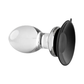 Gender X Crystal Ball Suction Cup Anal Plug - Clear - CheapLubes.com