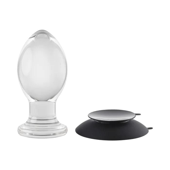 Gender X Crystal Ball Suction Cup Anal Plug - Clear - CheapLubes.com