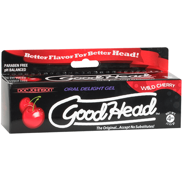 Good Head Oral Delight Gel - Cherry 4 oz (113g) - CheapLubes.com