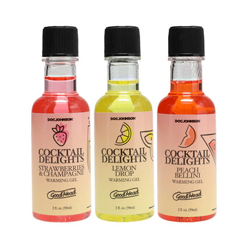 GoodHead Cocktail Delights - 2oz Flavored Warming Gels - 3-Pack - 0