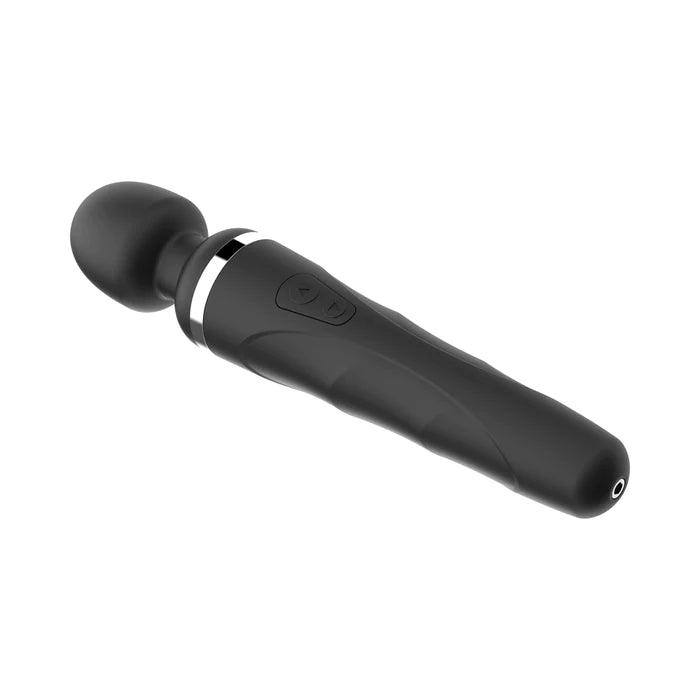 Lovense Domi 2 Bluetooth Programmable Wand Vibrator - Black - CheapLubes.com