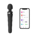 Lovense Domi 2 Bluetooth Programmable Wand Vibrator - Black - CheapLubes.com