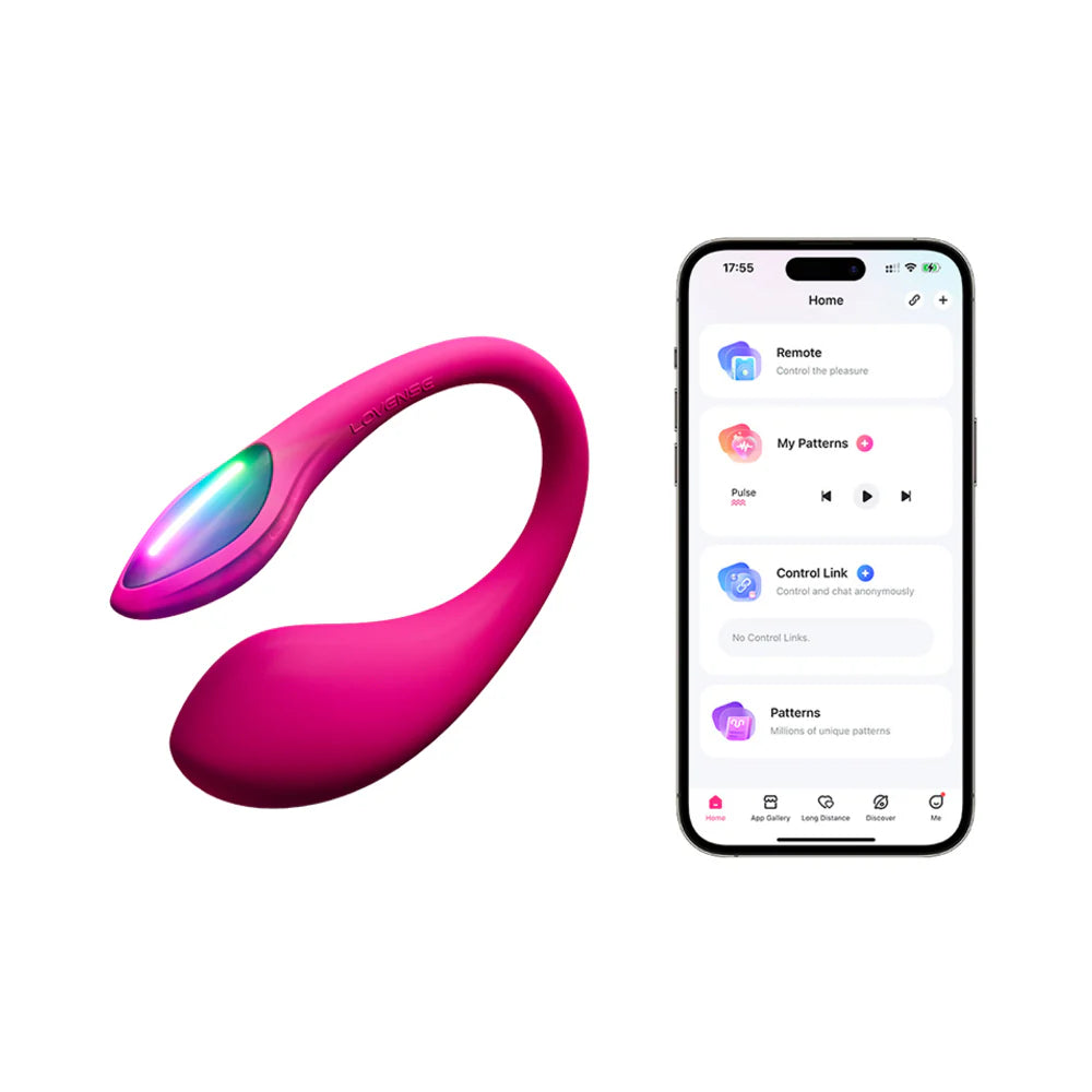 Lovense Lush Mini - Remote App Controlled Small & Powerful G-Spot Egg Vibrator - 0