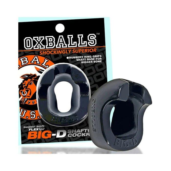 Oxballs Big-D Shaft Grip Cockring Black - CheapLubes.com