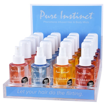 PURE INSTINCT - PHEROMONE INFUSED BODY & HAIR MIST - 3.35 OZ - 4 Fragrances to Choose From