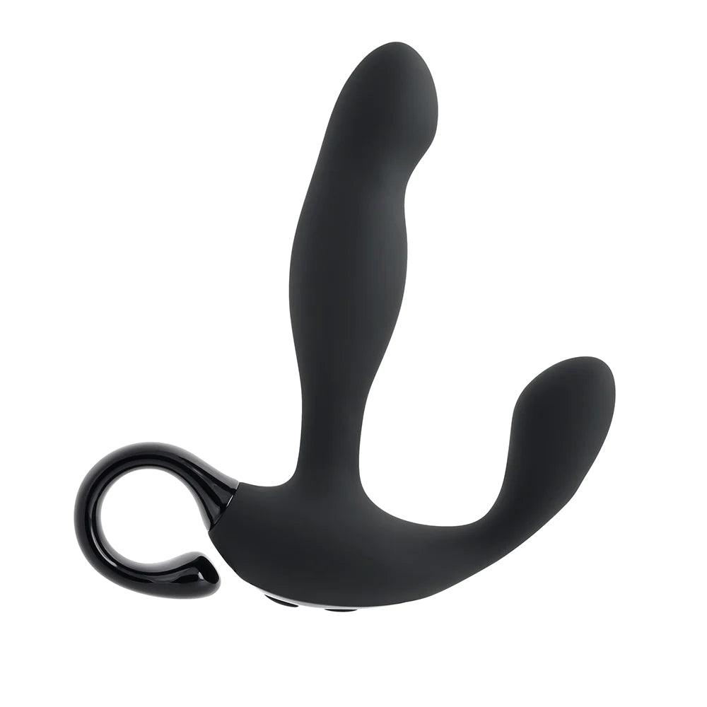 PLAYBOY Come Hither Rechargeable Silicone Vibrating Prostate Stimulator w/Remote - CheapLubes.com