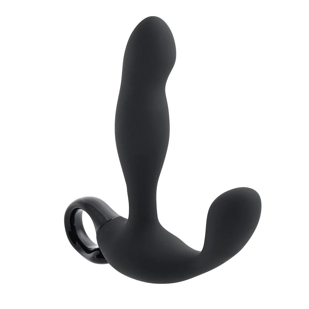 PLAYBOY Come Hither Rechargeable Silicone Vibrating Prostate Stimulator w/Remote - CheapLubes.com