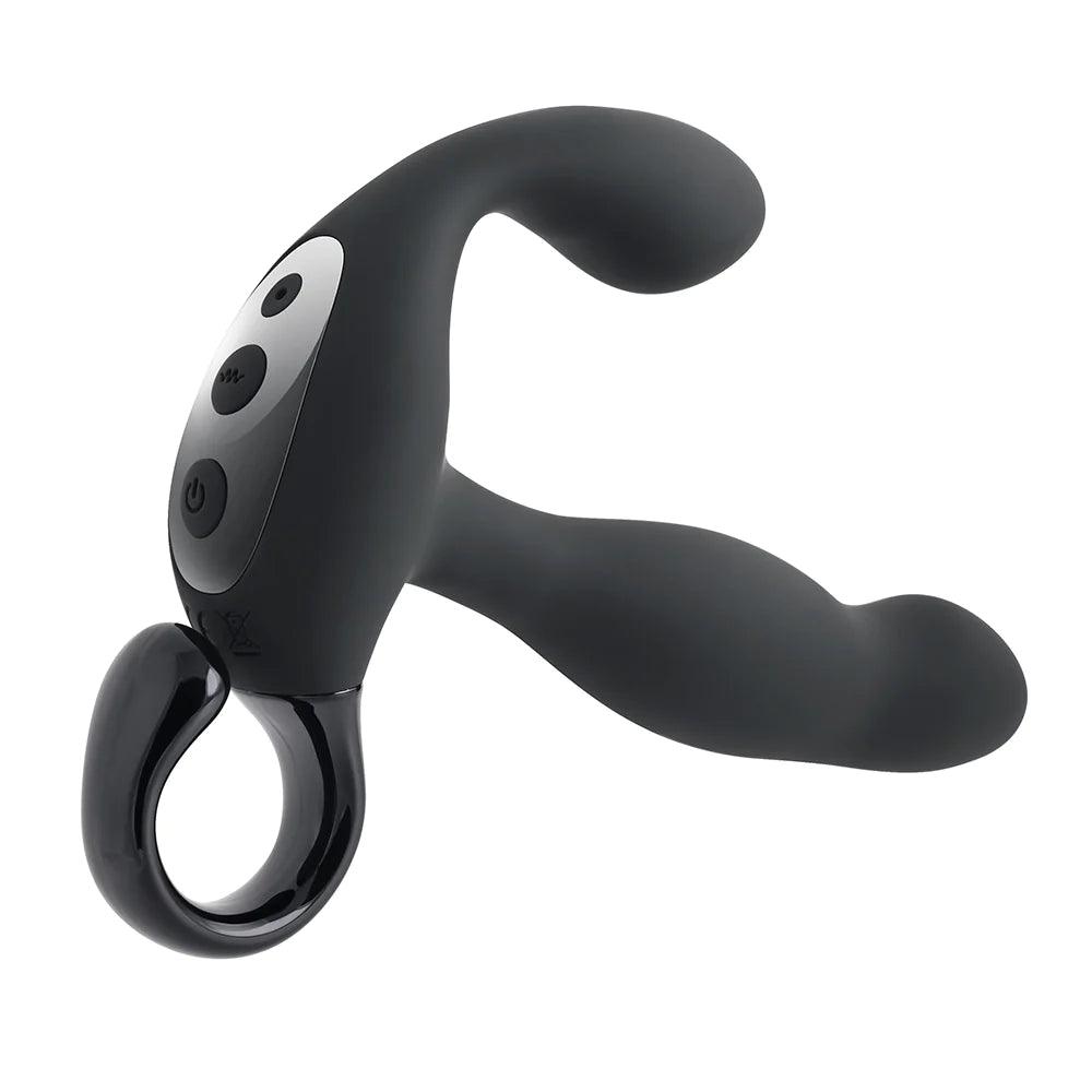 PLAYBOY Come Hither Rechargeable Silicone Vibrating Prostate Stimulator w/Remote - CheapLubes.com