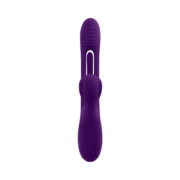 PLAYBOY Thrill Dual Stimulating Vibrating Rechargeable Silicone Rabbit - CheapLubes.com