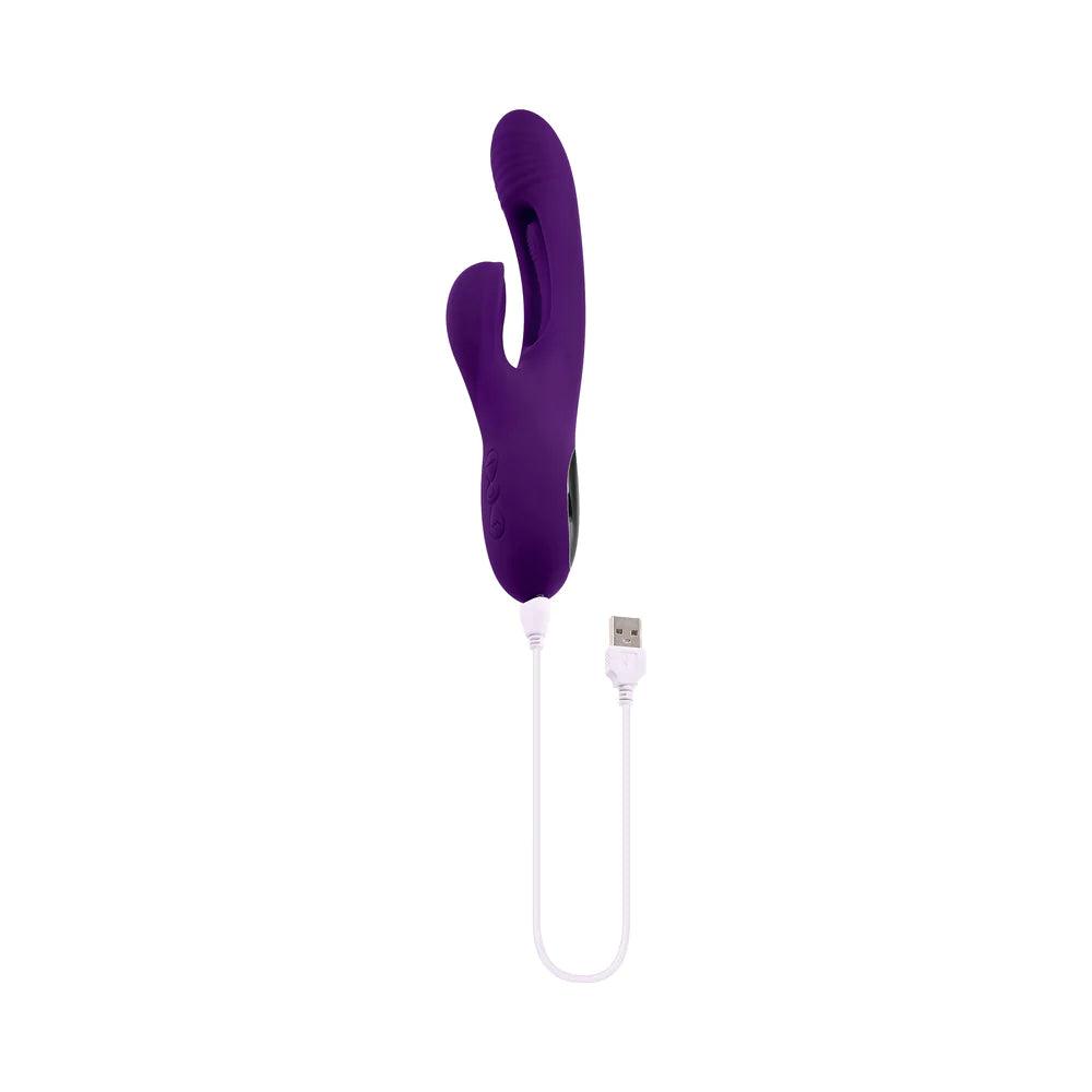 PLAYBOY Thrill Dual Stimulating Vibrating Rechargeable Silicone Rabbit - CheapLubes.com