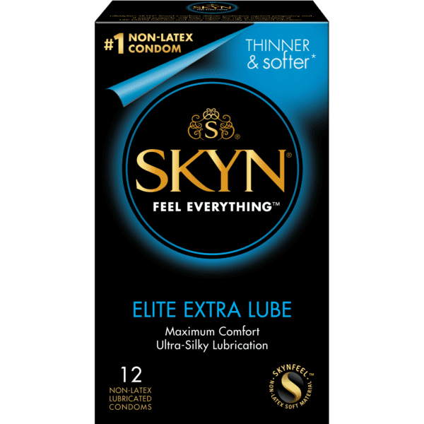 SKYN Elite Extra Lube 12 Count Condoms - CheapLubes.com