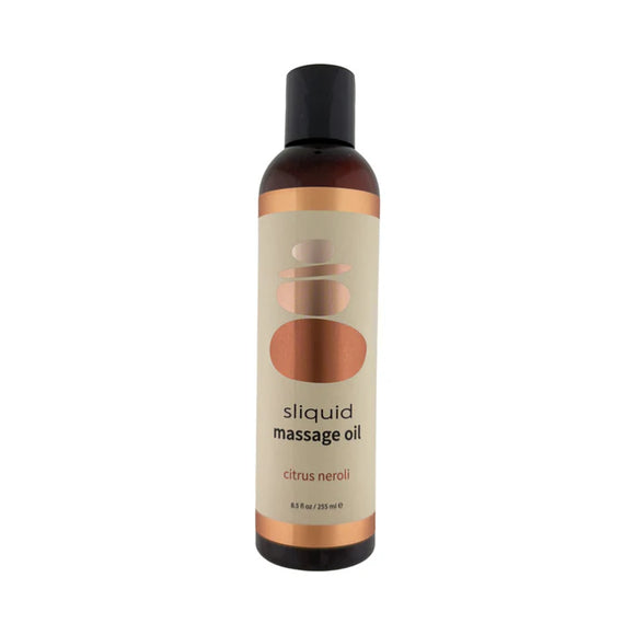 Sliquid Massage Oils Natural Nut & Seed Based Blends 8.5 oz