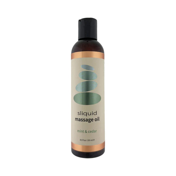 Sliquid Massage Oils Natural Nut & Seed Based Blends 8.5 oz