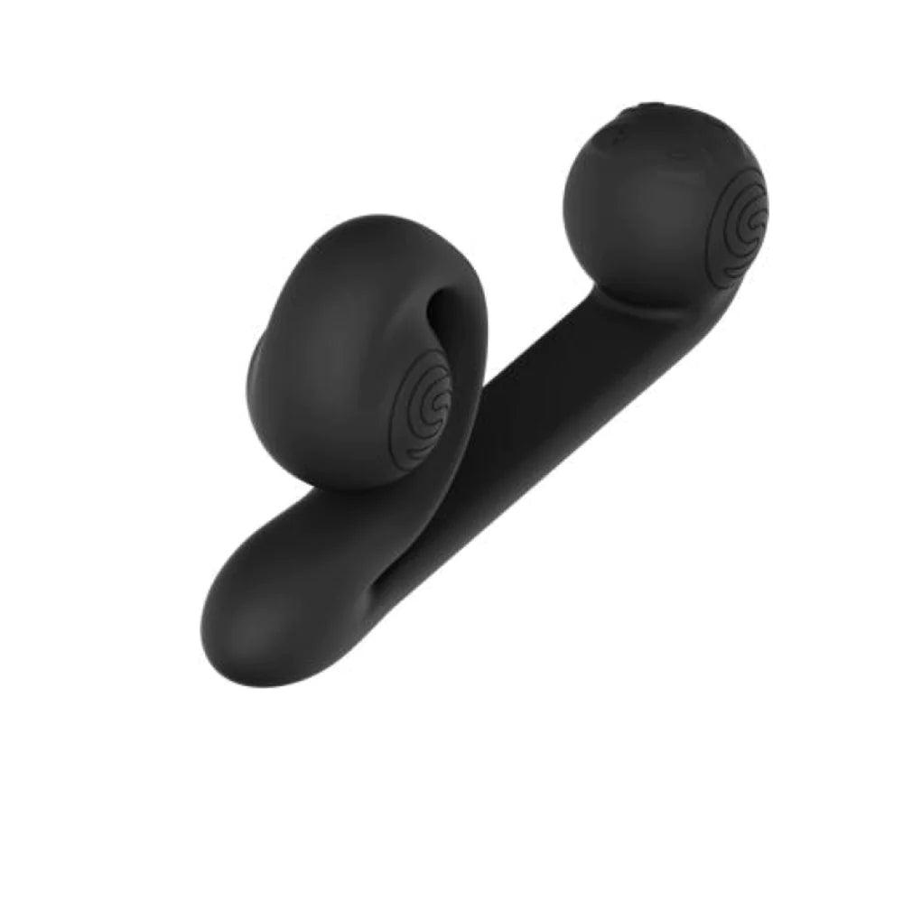 Snail Vibe Black - Rechargeable Unique Spiral Head - CheapLubes.com