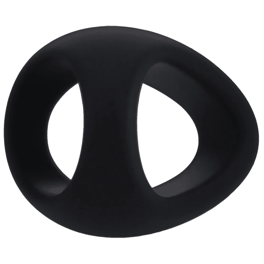 Tantus Stirrup Cockring - Black - CheapLubes.com