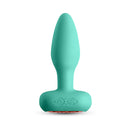 Techno Prism App-controlled Vibrating and Rotating Plug Teal-3