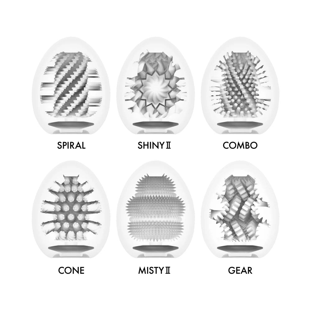Tenga EGG Variety Pack Hard Boiled II  - 6 Pack - 0