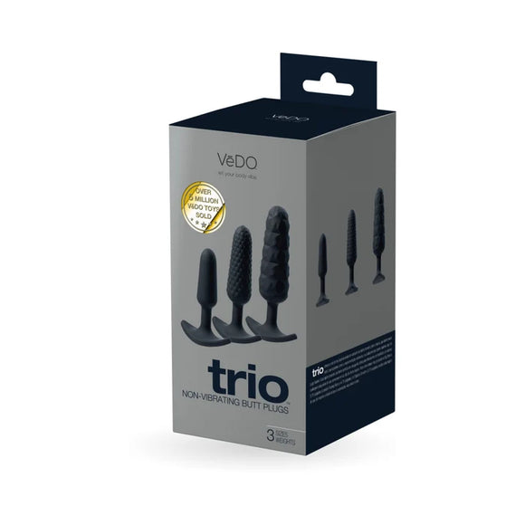 VeDO - Trio Anal Plug Set - Black