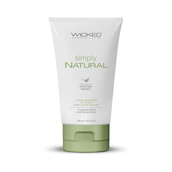 Wicked Simply Natural Water-Based Lubricant 4oz (120mL)