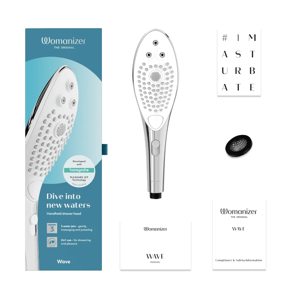 Womanizer Wave - Shower Head Masturbator CheapLubes.com Womanizer Wave - Shower Head Masturbator CheapLubes.com