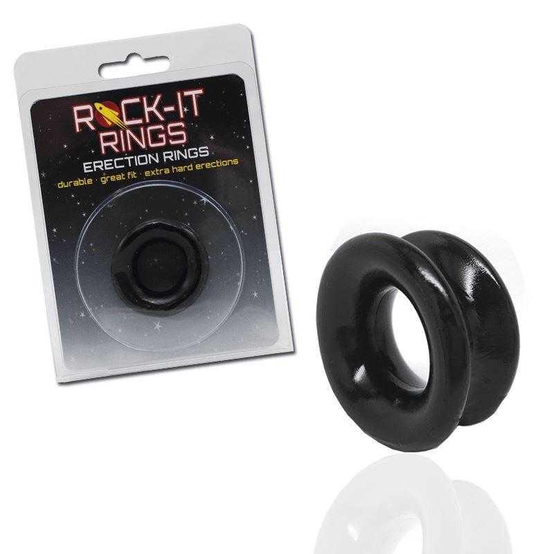 Rock-It Rings Convex C-Ring - Black - CheapLubes.com
