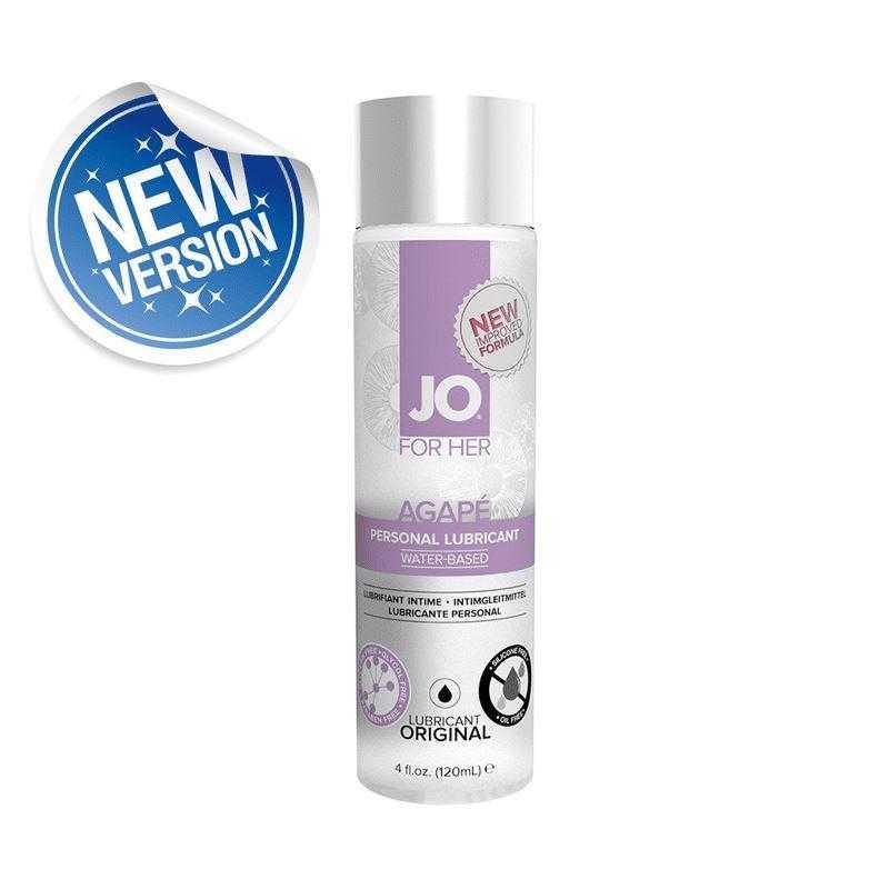 JO Agape Women 4.0 oz (120 ml) Glycerine Free - CheapLubes.com