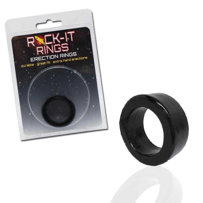 Rock-It Rings O-Style C-Ring - Black - CheapLubes.com