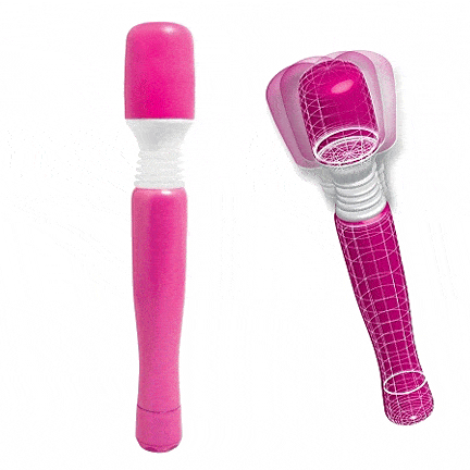 Wanachi Mini 7" Waterproof Cordless Massager - Pink - CheapLubes.com