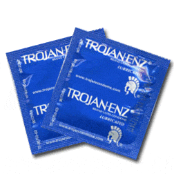 Trojan-ENZ Lubricated Bulk - 6 Condom Pack - CheapLubes.com