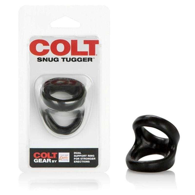 COLT Snug Tugger - Cock and Ball Ring - Black - CheapLubes.com