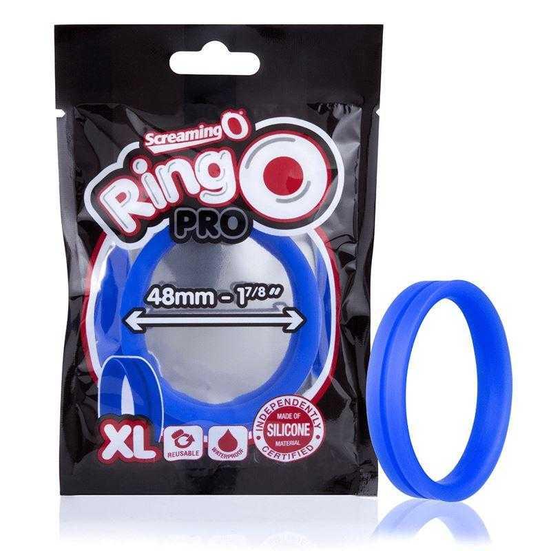 Screaming O - Ring O Pro XL - Blue Silicone Ring - CheapLubes.com