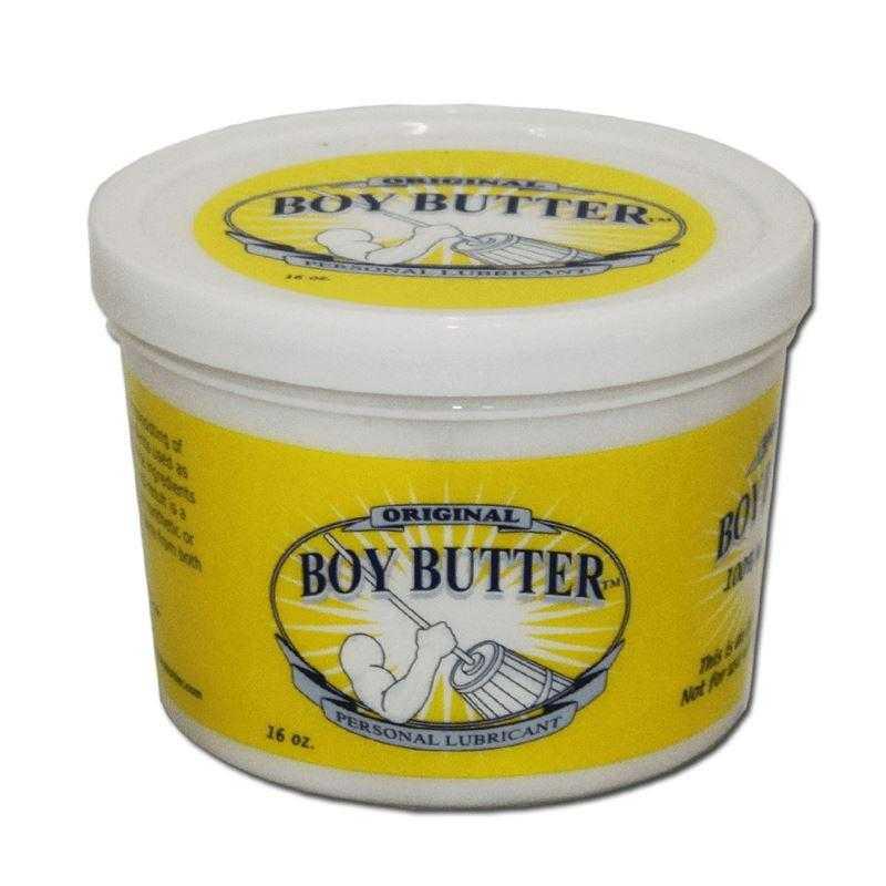 BBL LLC Boy Butter 16oz Tub AND Water Based Lubricant 5ml Foil