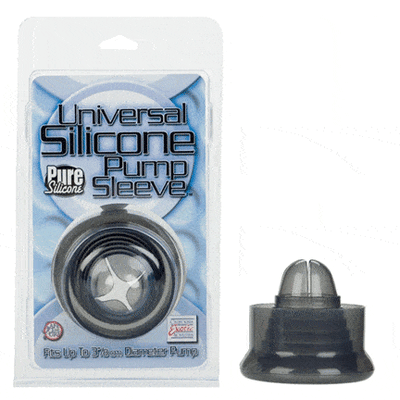 Universal Silicone Pump Sleeve - Smoke - CheapLubes.com