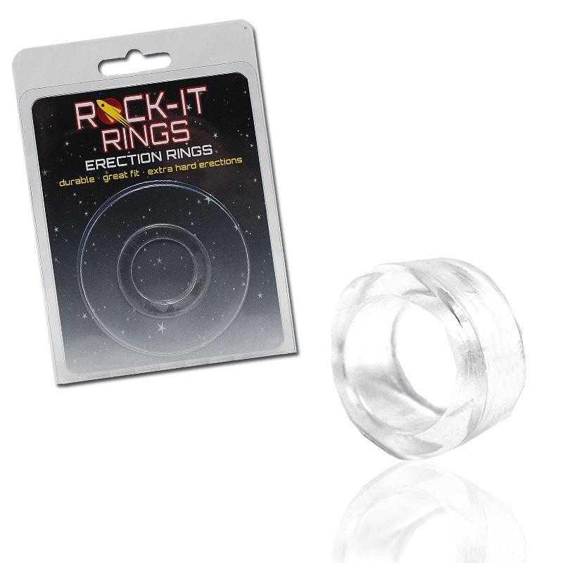 Rock-It Rings O-Style C-Ring - Clear - CheapLubes.com