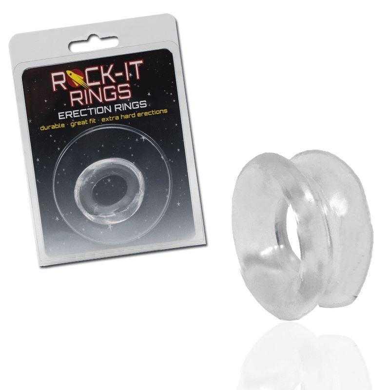 Rock-It Rings Convex C-Ring - Clear - CheapLubes.com